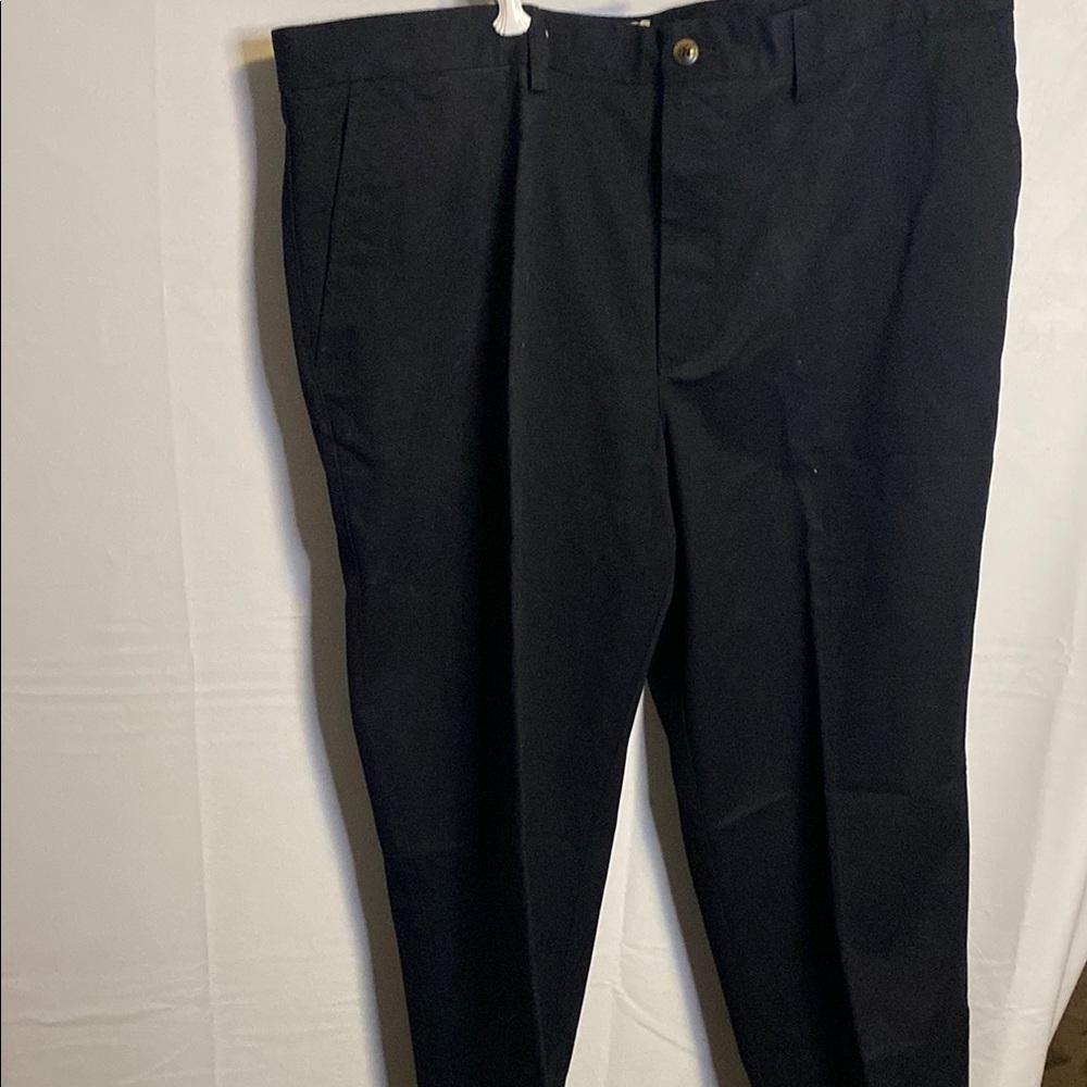 NWT Men's Black Pants. 42 x30 St. John’s bay